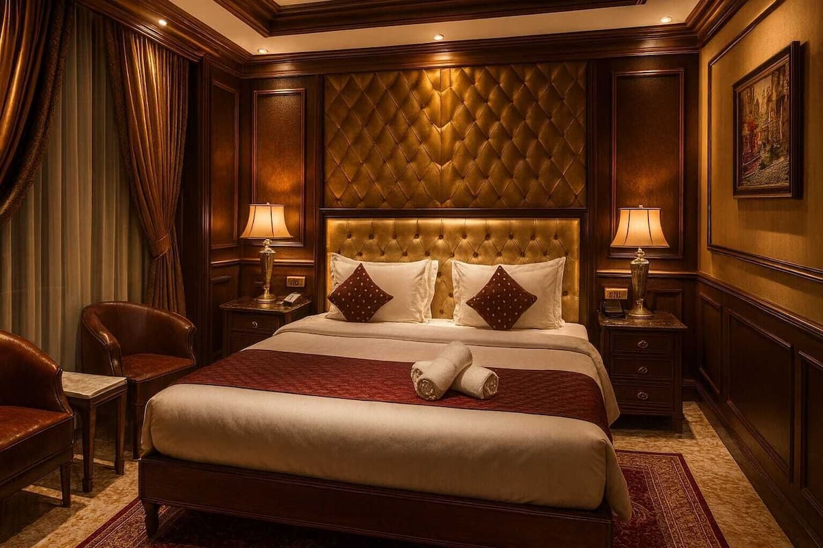 Deluxe Double Room, City View | Desk, laptop workspace, free WiFi