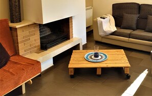 TV connectée, cheminée