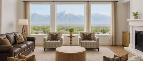 Fernseher, Kamin, Arbeitsbereiche