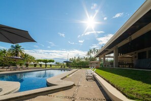 Pool - Beachfront Casa Cres | 6BR Luxury Villa with Private Pools, BBQ & Tennis (El Roble)
