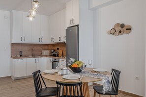 Villa, 2 Bedrooms, Private Pool, Sea View | In-room dining - Mythos 8 Villa (Agios Vasileios)