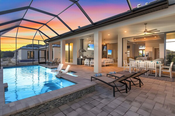 Outdoor pool, a heated pool - Southern Sun - New Listing! (Cape Coral)