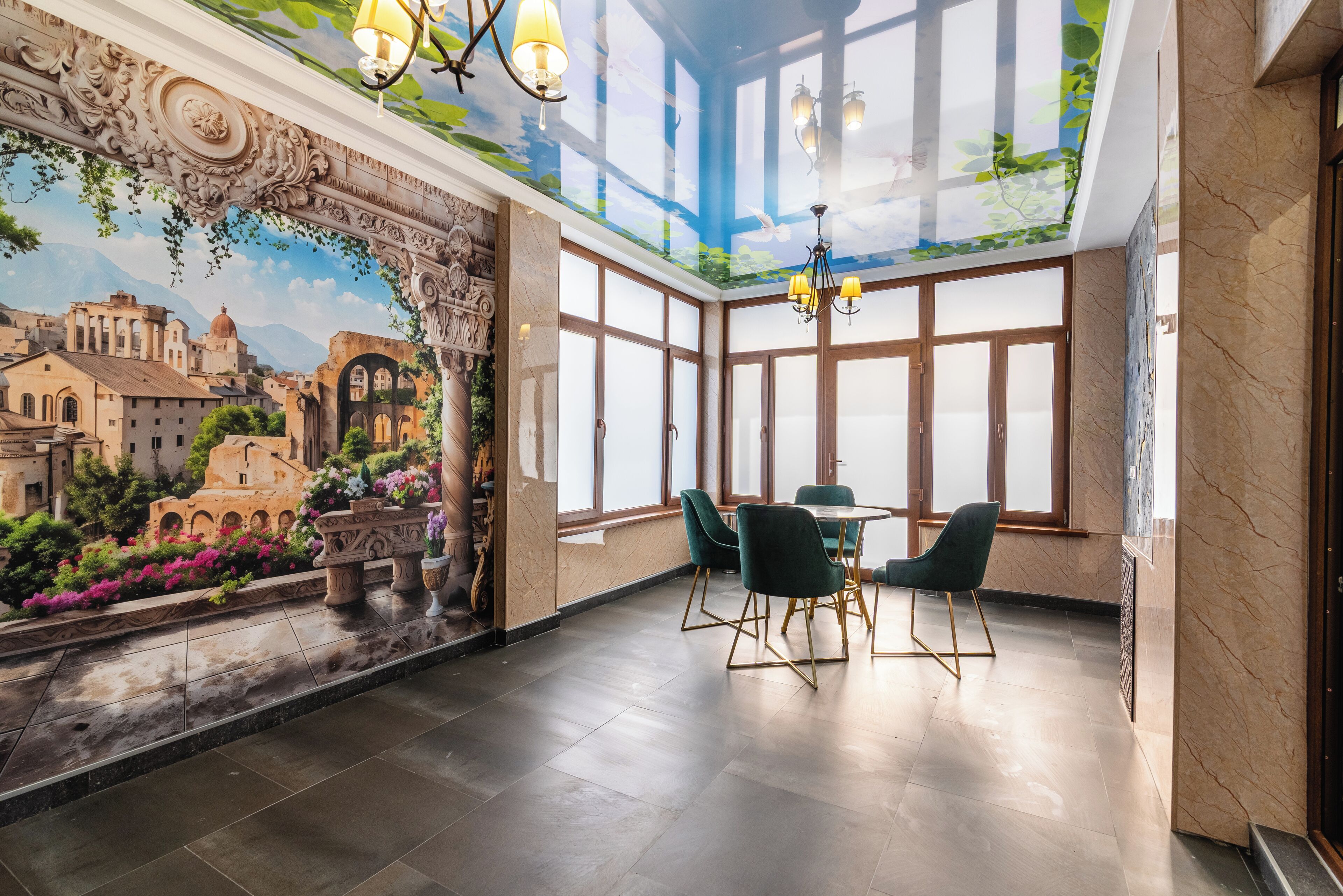 Phòng 3 Deluxe, ban công | Bộ trải giường bằng vải cotton Ai Cập, bộ đồ giường cao cấp, minibar 