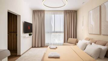 Iron/ironing board, WiFi, bed sheets