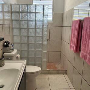 Shower, towels, soap, shampoo - Loma Bella/ Private Villa for 14 near beach,2 homes (Patillas)