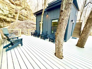 Terrace/patio - Treehouse 3 - Treehouses at Starved Rock (Ottawa)