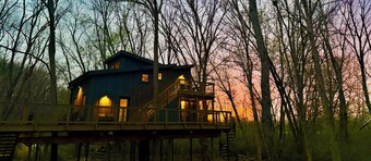 Treehouse 4 - Treehouses at Starved Rock