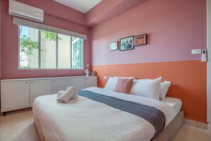 Apartment, 2 Bedrooms, Balcony, City View | Iron/ironing board, free WiFi - Dalida's 2-BR Apt in Mar Mikhael (Beirut)