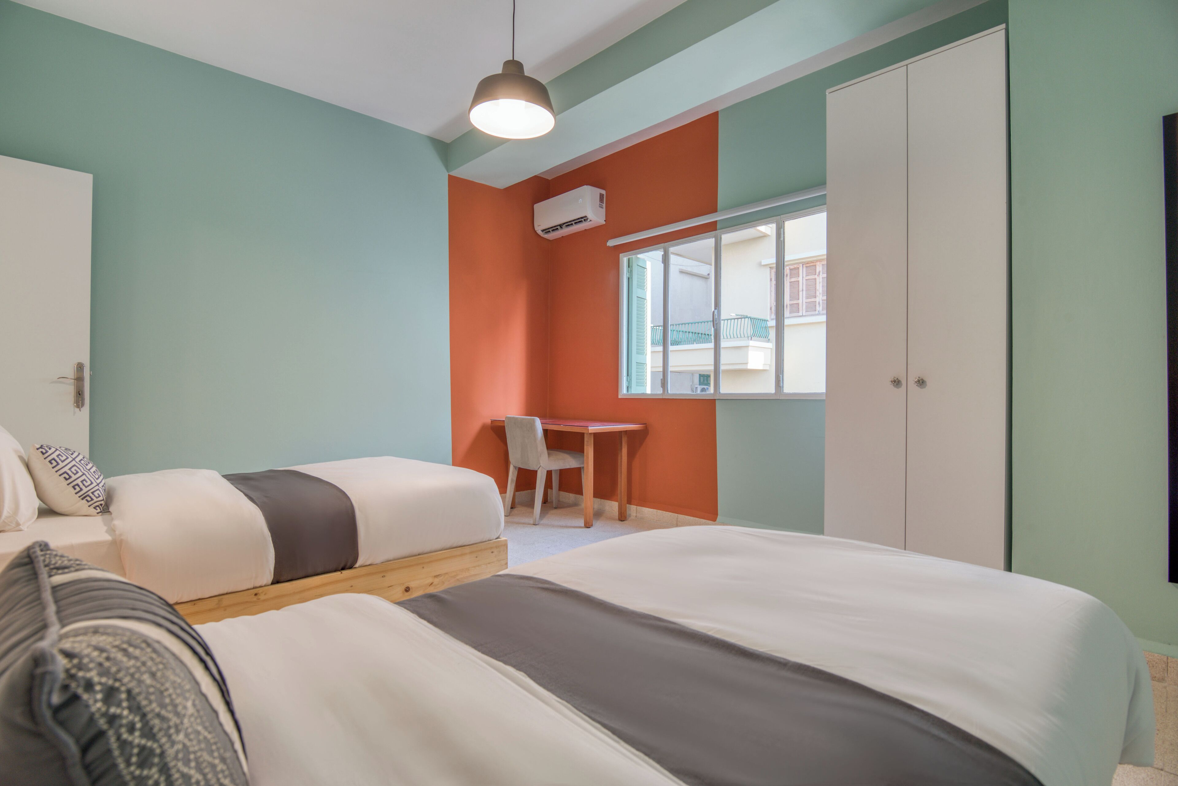 Căn hộ, 2 phòng ngủ, ban công, quang cảnh thành phố | Bàn ủi/dụng cụ ủi quần áo, truy cập Internet không dây miễn phí 