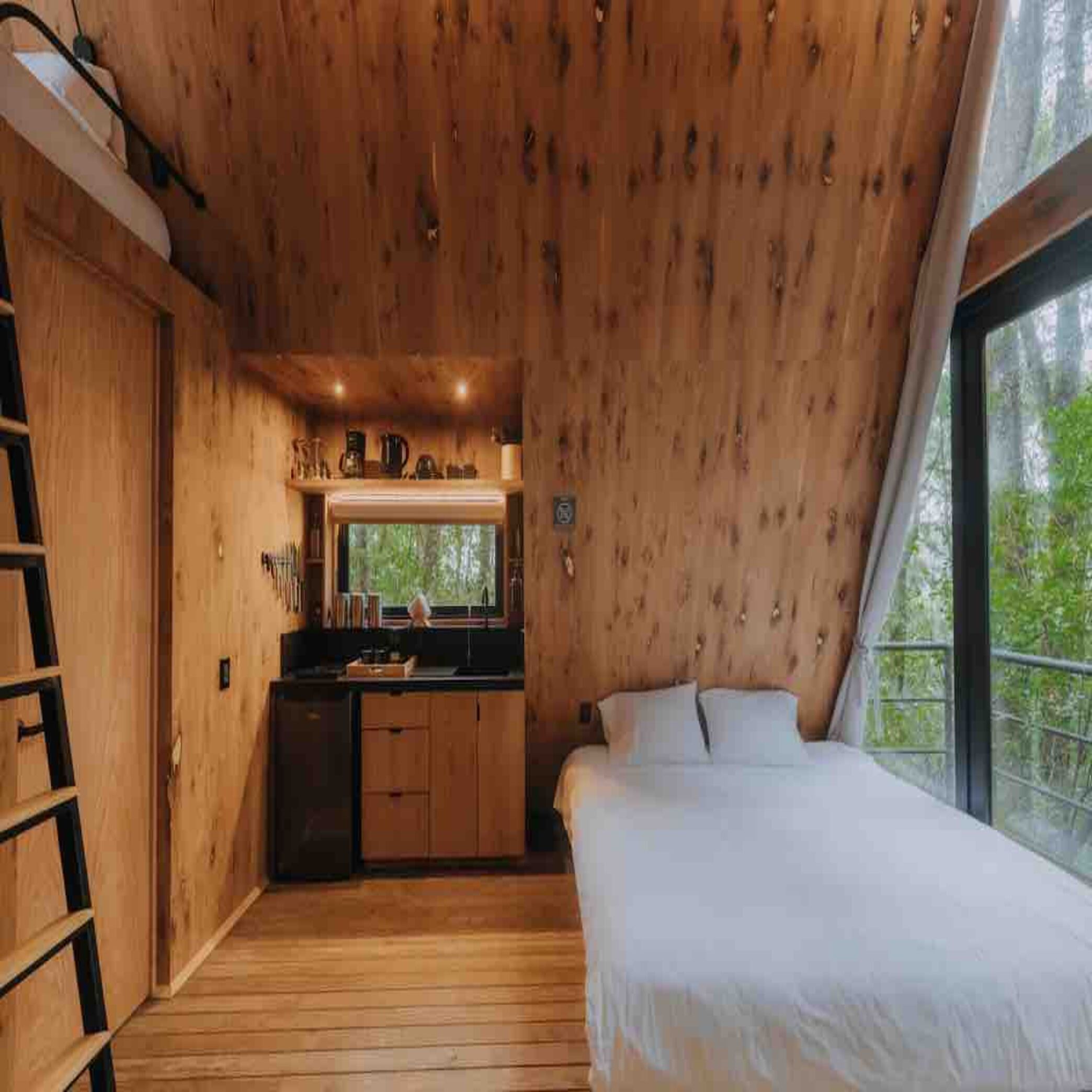 Cabaña clásica, vista a la montaña