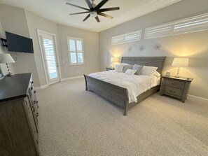 3 bedrooms, iron/ironing board, free WiFi, bed sheets - Elegant Port Charlotte Oasis: 3BR/3BA Home with Private Heated Pool & Pond View (Port Charlotte)