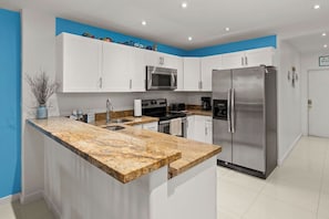 Condo, Pool View | Private kitchen | Coffee/tea maker, toaster - Solare Garden by South Padre Resort Rentals (South Padre Island)