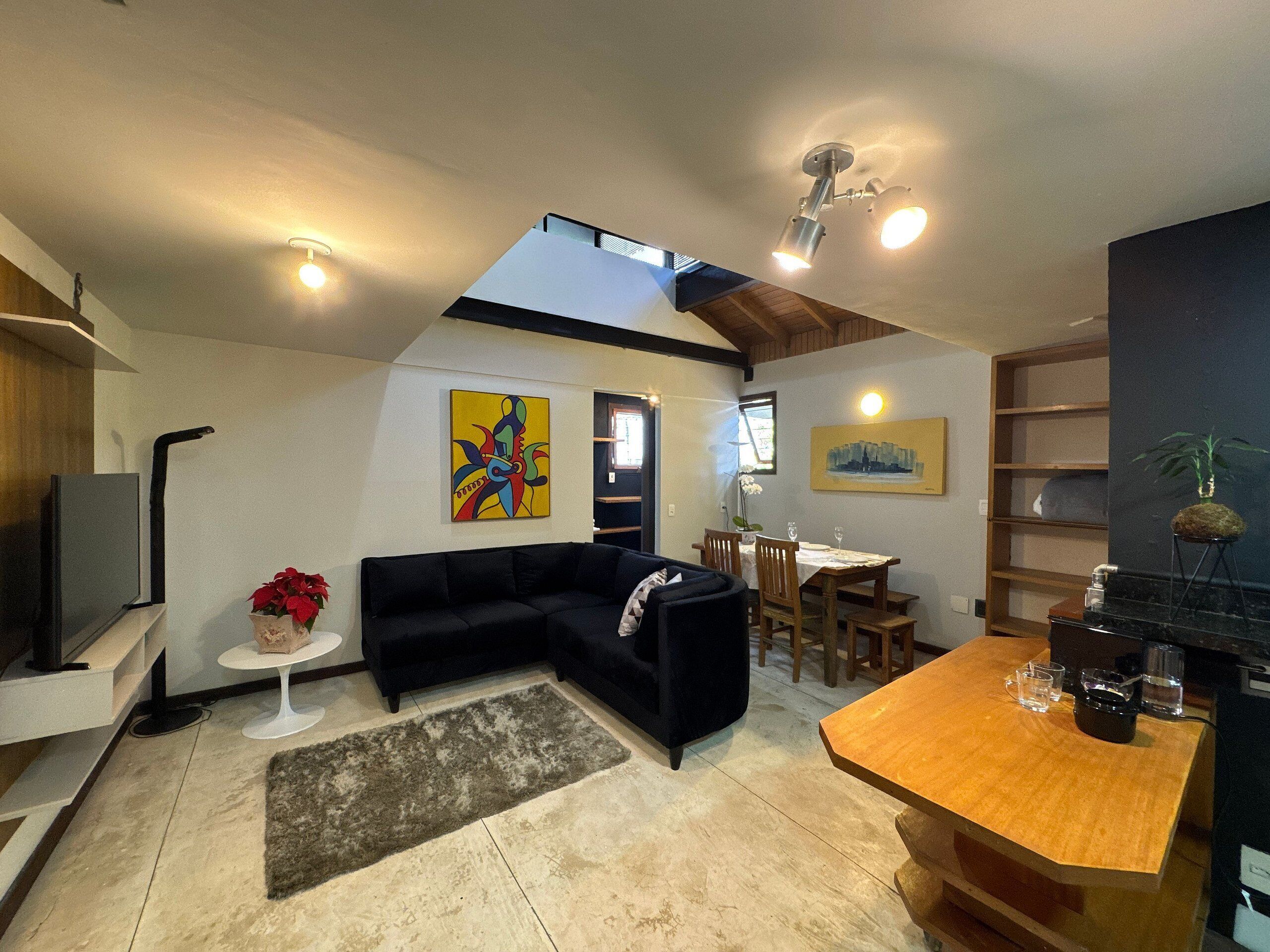 Chalé básico | Área de estar