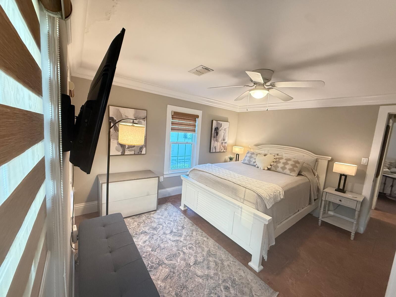 Habitación individual, 1 cama Queen size, para no fumadores, microondas | Wifi gratis 