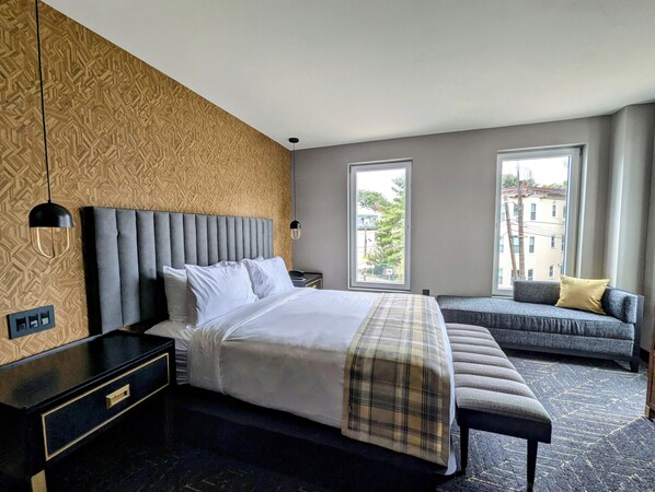 Deluxe-studiosviitti, 1 suuri parisänky, kaupunkinäköala | Sisätilat