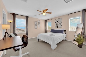 5 bedrooms, iron/ironing board, WiFi, bed sheets