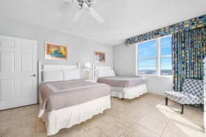 Iron/ironing board, WiFi, bed sheets - Wyndham Beachfront 2-Bedroom Condo Loaded with Amenities on Daytona Beach (Daytona Beach)