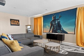 TV, video games, offices