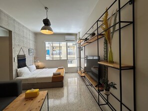 Studio, 1 Double Bed, Balcony, City View | City view