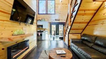 Kabin, Beberapa Tempat Tidur, hot tub (Feelin' Froggy) | Area keluarga