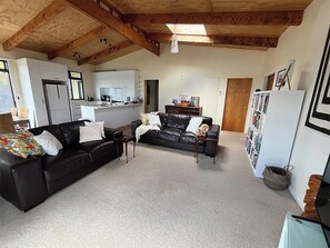 TV, books - Lake Rotoiti - Absolute Lakefront (Rotoiti Forest)