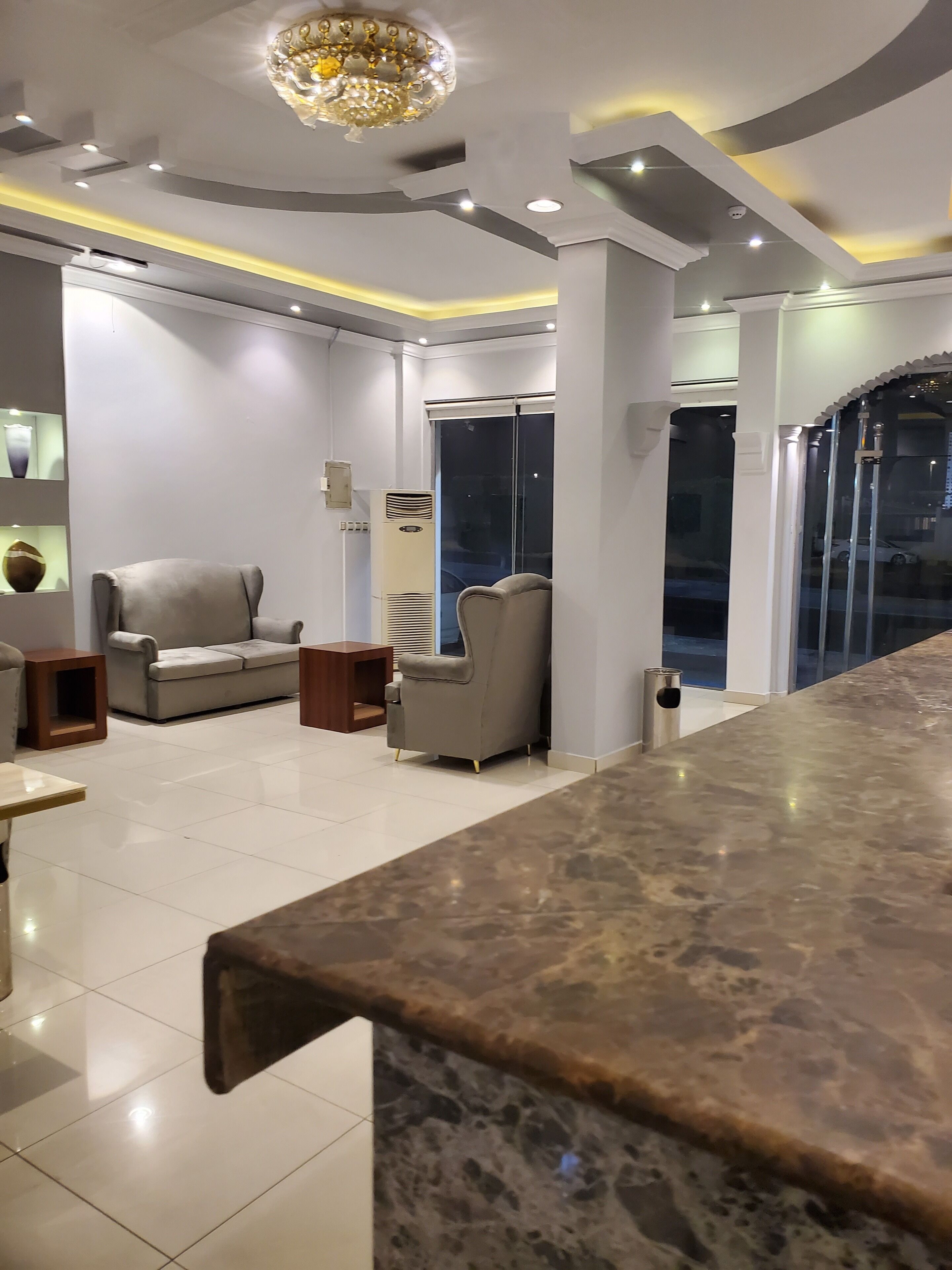 منطقة الاستقبال