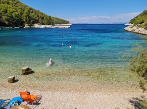Beach - Apartments Stiniva Hvar - Studio Apartment With Terrace (A2) (Brusje)