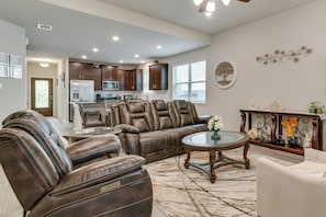 TV, fireplace, table football, ping pong - Lake Conroe Home w/ Resort-Style Perks & Patio (Montgomery)