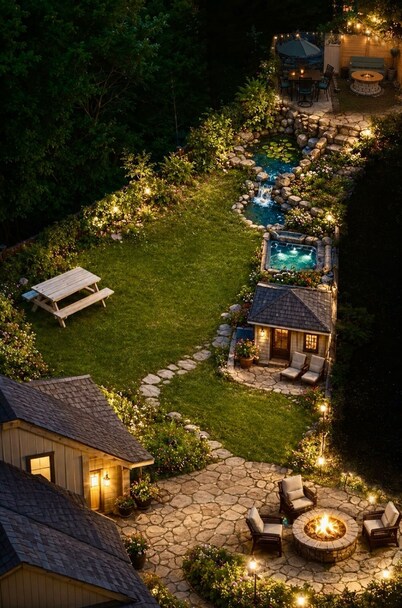 THE KOI PONDS RETREAT 3k Sqft OUTDOORS + Kitchen, 2Bd 1 Ba Mstr Suite & Casita