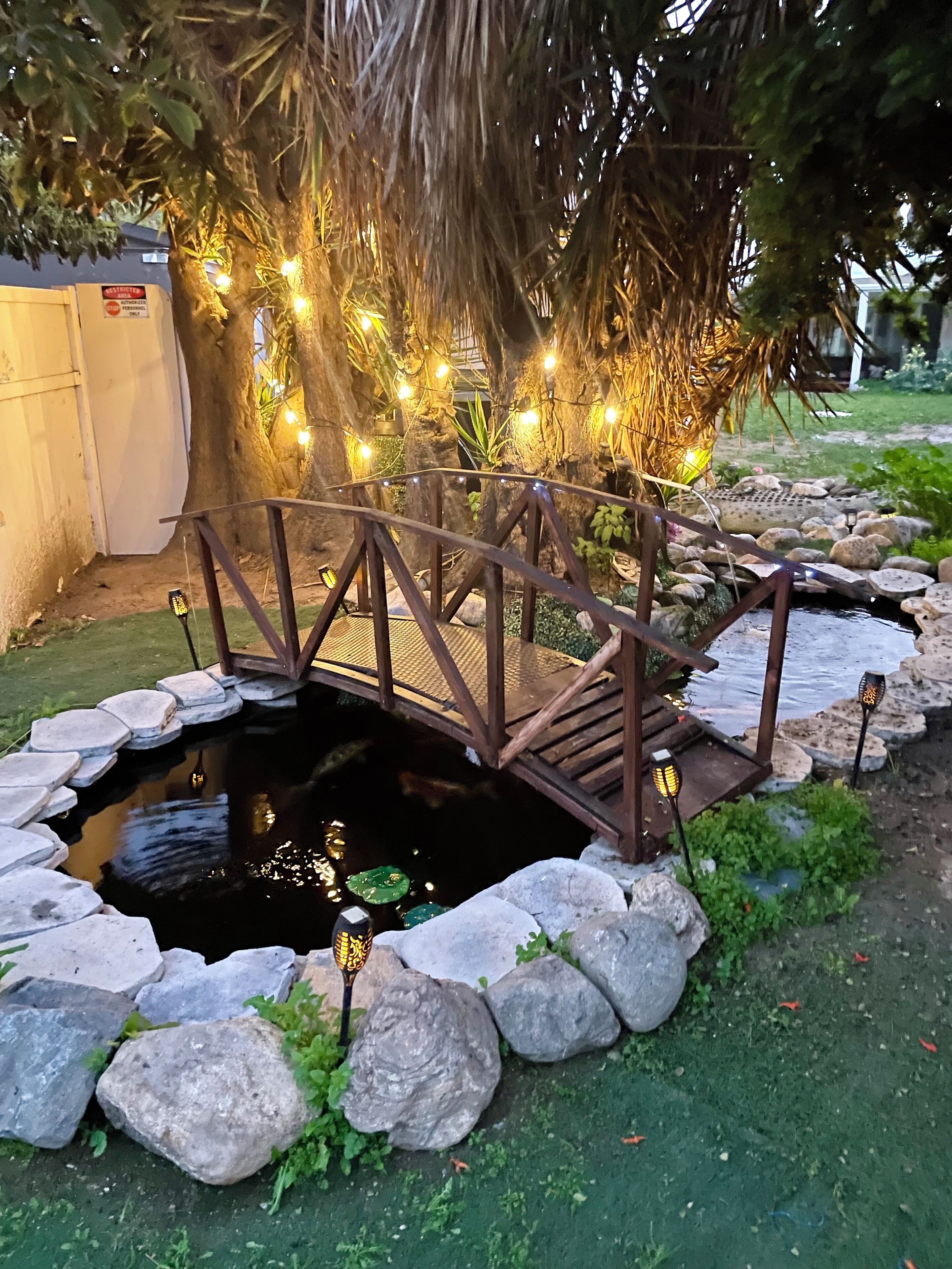 Enceinte de l’hébergement