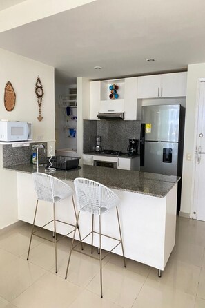 Private kitchen - Luxury Beachfront with direct access to the beach (Cartagena de Indias)