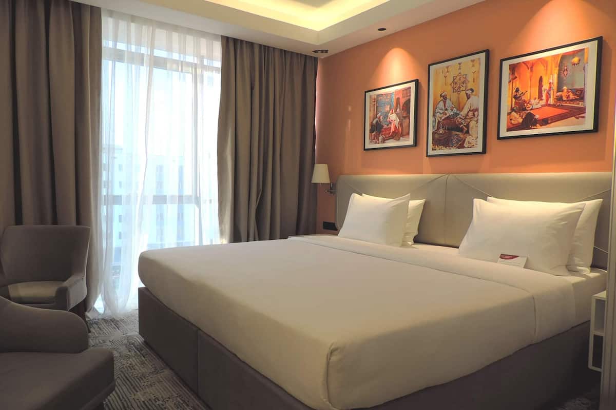 Phòng, 1 giường cỡ king, không hút thuốc | Két bảo mật tại phòng, màn/rèm cản sáng