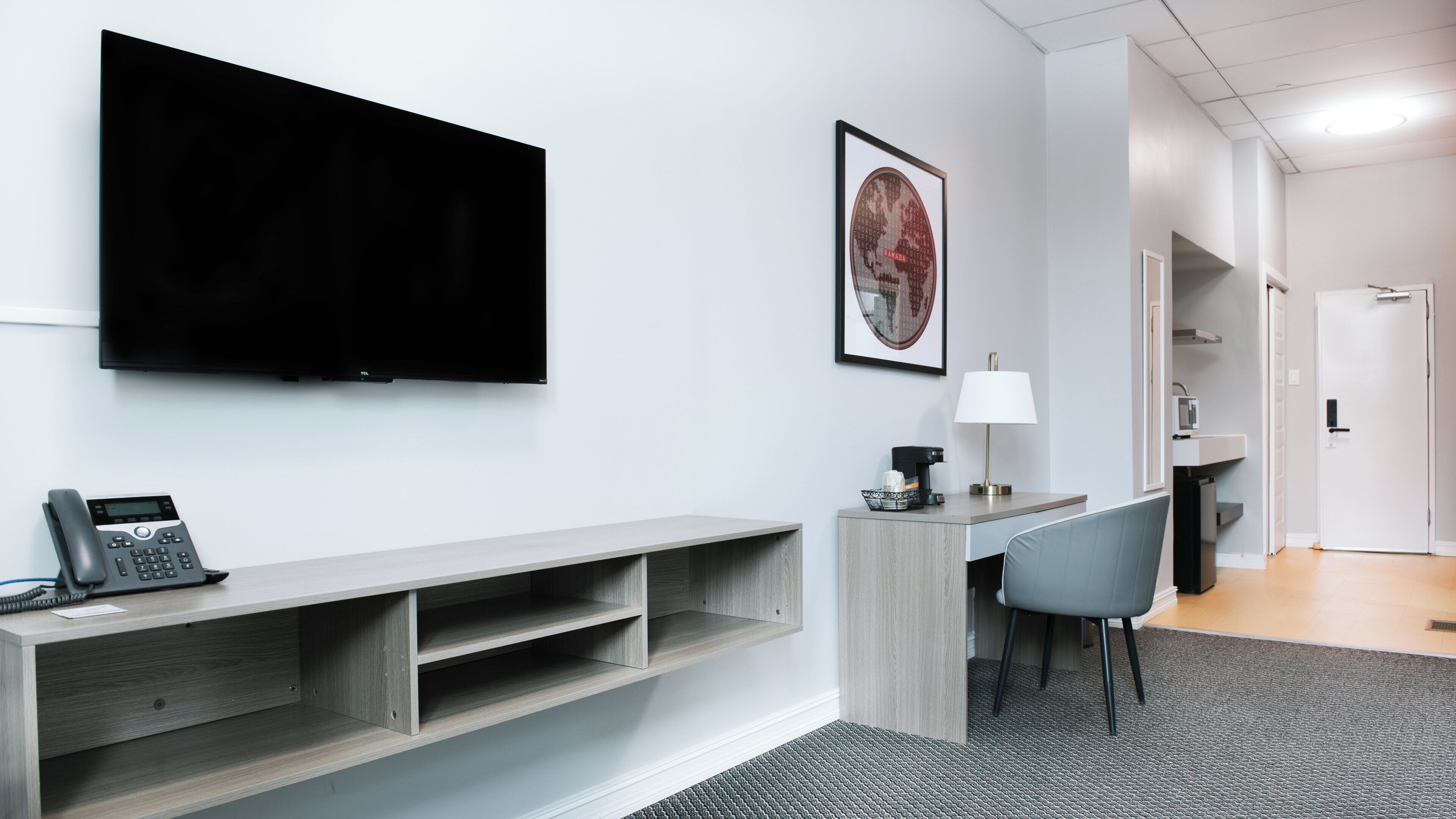 43-inch Smart TV with cable channels