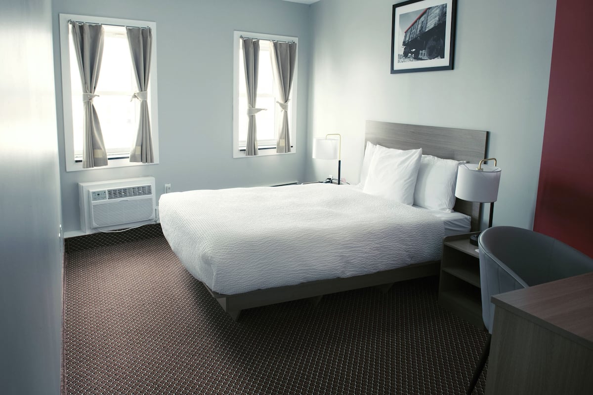 Suite, 1 cama Queen size y sofá cama, para no fumadores | Minibar, escritorio, espacio para trabajar con laptop y insonorización