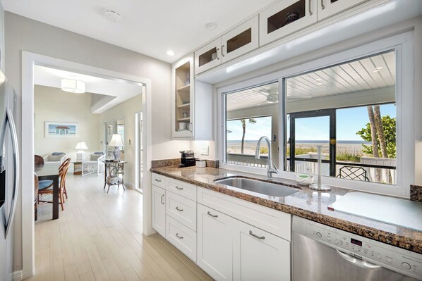Fridge, microwave, oven, stovetop - South Seas Beach Home 10 - Captiva’s Premier Gulfside Retreat (Captiva)