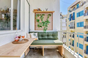 Apartemen, 2 kamar tidur, dapur | Balkon