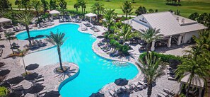 Pool -  3/2/+Study  Resort  Community: restaurant/pool/spa/golf/fitness/tennis (Bradenton)