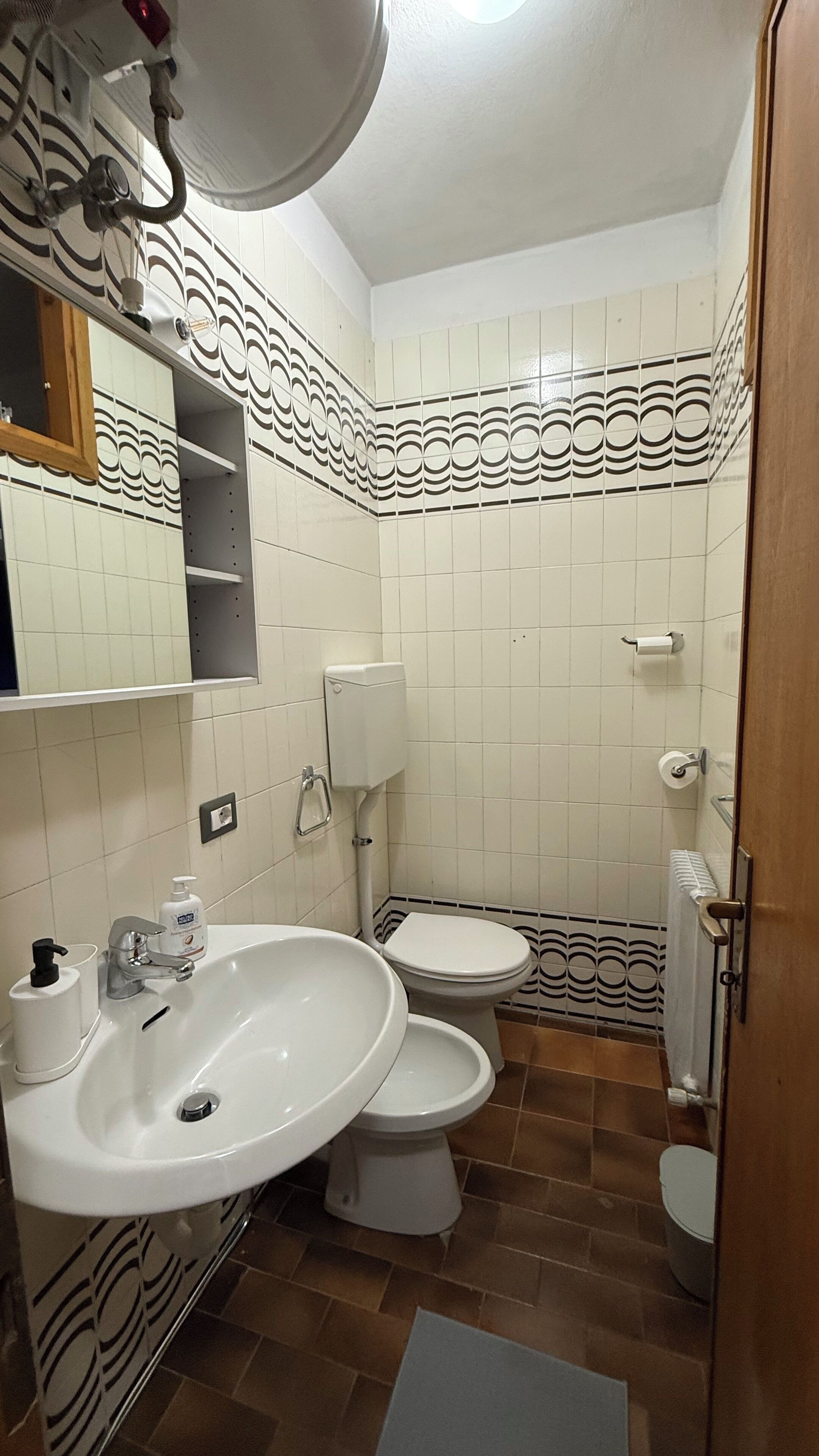 Dusche, Haartrockner, Bidet, Handtücher