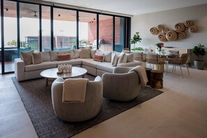 TV - Modern 4BR Luxury Condo with Ocean Views • Naya (Punta De Mita)