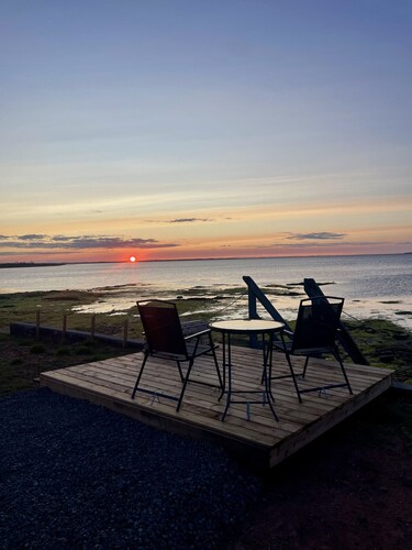 Waterfront Getaway with RV Bunkie & Fire Pit