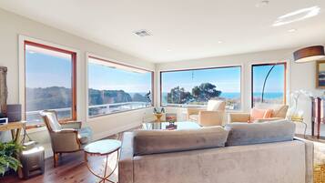 TV, peis og kontorer