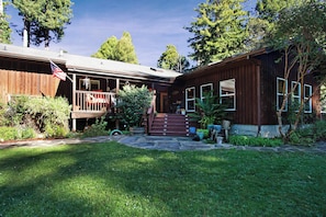 Exterior - Tree-lined Home with Hot Tub, Firepit & Large Yard (Fort Bragg)