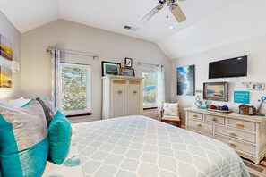 Bureau, fer et planche à repasser, Wi-Fi, literie fournie