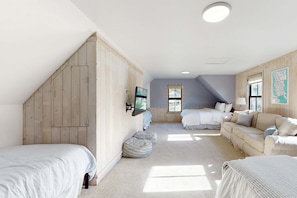 3 habitaciones, tabla de planchar con plancha, cuna de viaje y wifi