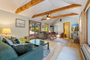 House, Multiple Beds, Patio, Garden View (The House on Cranberry) | Living area - The House on Cranberry For 8 (Kennebunk)