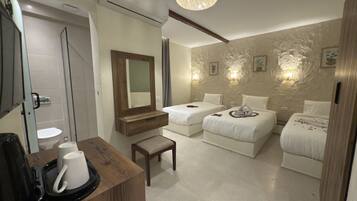 Desk, laptop workspace, free WiFi