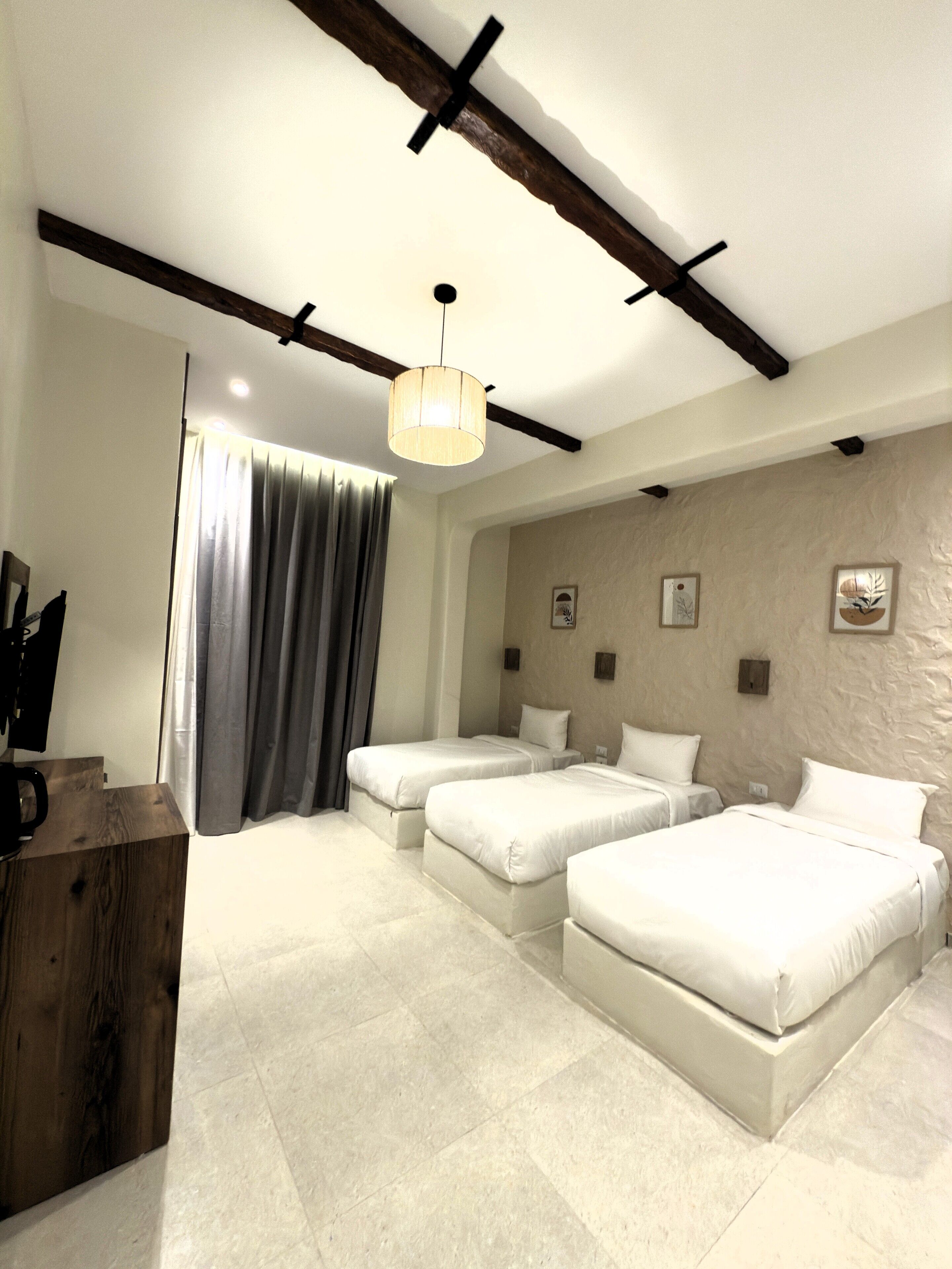 Luxury Triple Room, Non Smoking, Garden View | Desk, laptop workspace, free WiFi, bed sheets