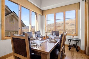 Dining - Mountain Village Retreat  |  Steam Shower & Views (Mountain Village)