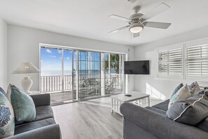 Smart TV - Beachfront condo with stunning Gulf views, pool access, and modern comforts. (Indian Shores)