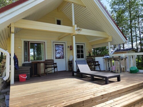 Cottage-Sauna-Einfach-Seeblick-Eigenes Badezimmer